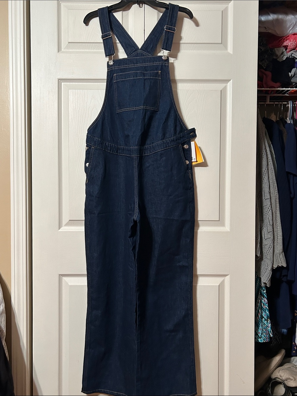 H & M -Medium - Maternity Denim Overalls